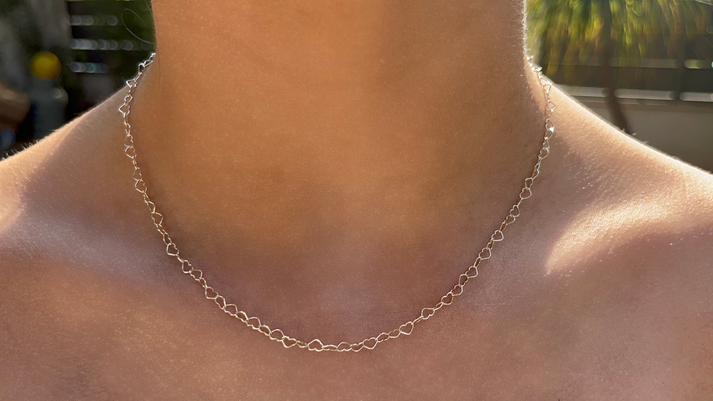 שרשרת שילוב לבבות